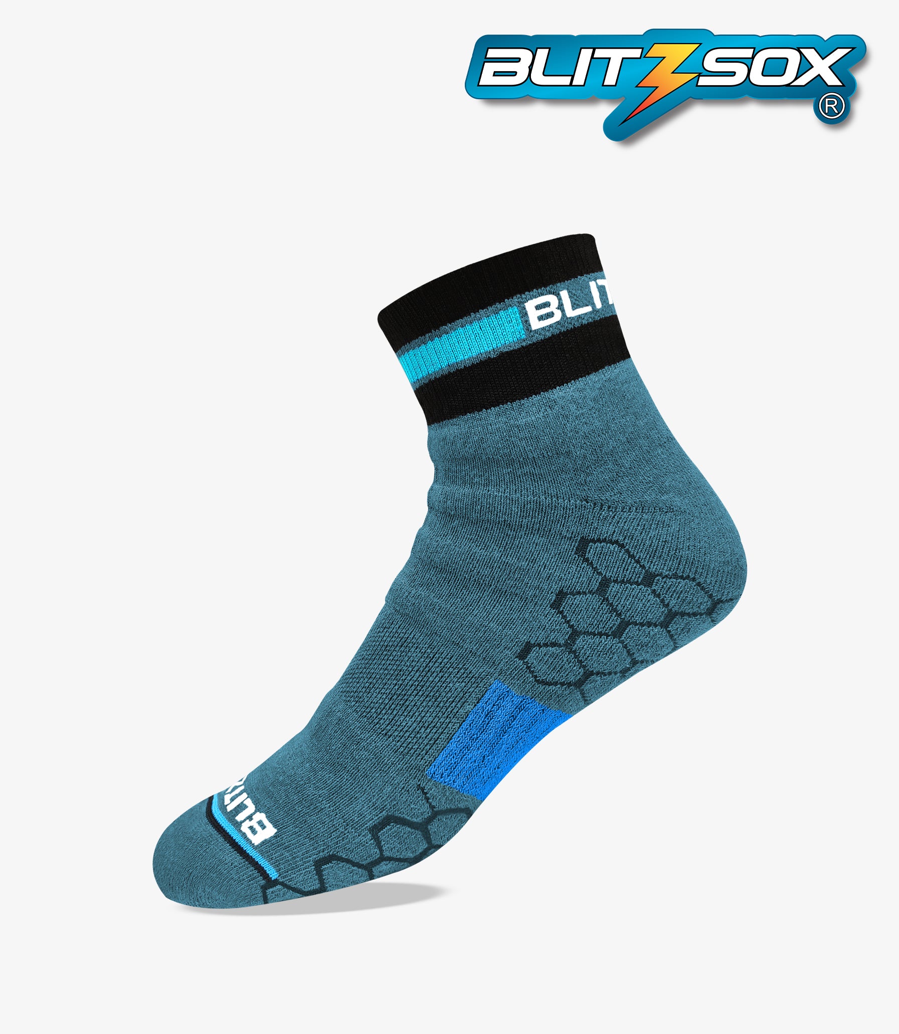 BLITZSOX Sportsocken 3 Paar | HiTech Leistung | Für Laufen Tennis Fitness