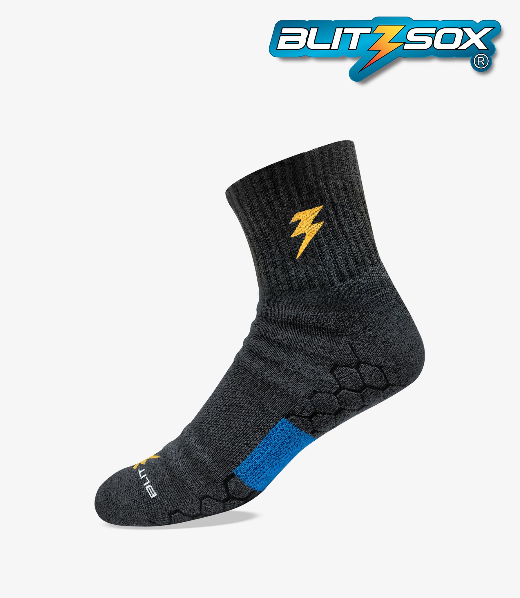 BLITZSOX Hi-Tech Performance Athletic Socks, Pack of 1 – Soxco