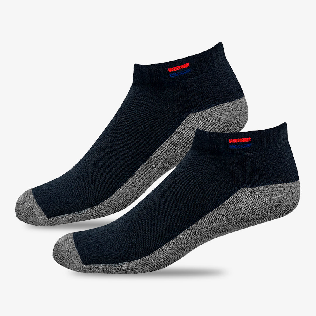 Men's Low Cut Ankle Socks 4-Pack - Pearl Fiber Odor Control Sport Socks